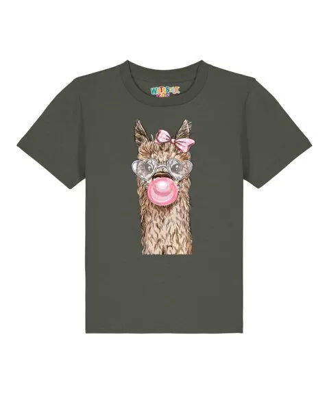 watabout.kids watabout.kids T-Shirt Kinder Alpaka, Khaki, – Produktbild 1 von 2