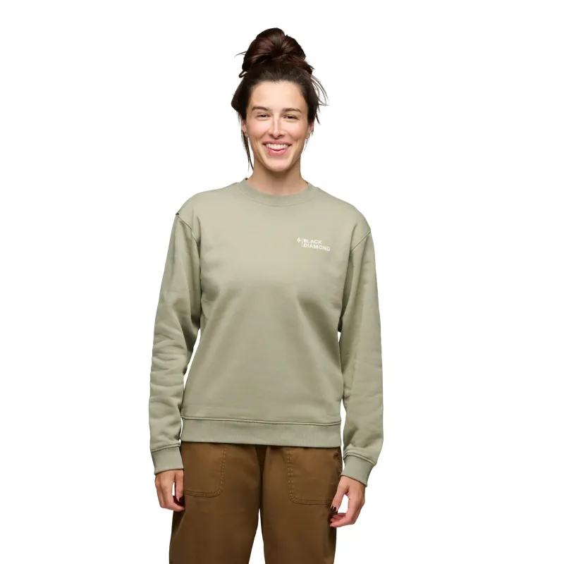 Black Diamond Sweatshirt Damen Black Diamond Mini Stacked, Vert, – Produktbild 1 von 1