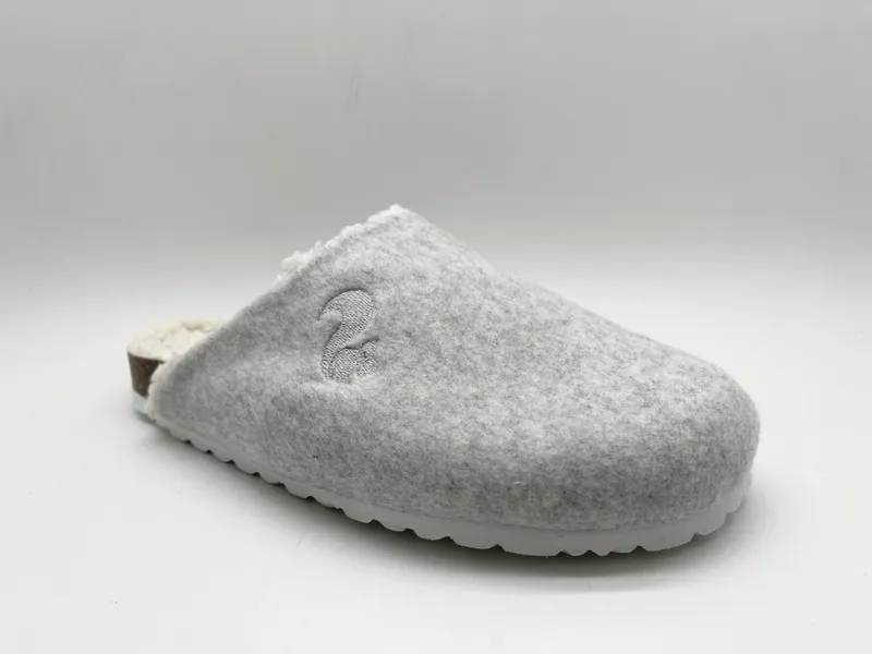 thies thies Damen vegan Clog Biologisch Bio Hellgrau, Hellgrau, – Produktbild 2 von 2