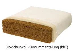 HANS NATUR HANS NATUR 1-Schicht Bio Jugendmatratze Kokos Jeunesse classic Bio-Schurwolle 140 x 200 cm – Produktbild 1 von 1