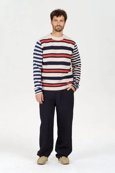 KOMODO Komodo Tencel-Leinen Stoffhose Modell: Makulu, Navy (blau), – Produktbild 1 von 3