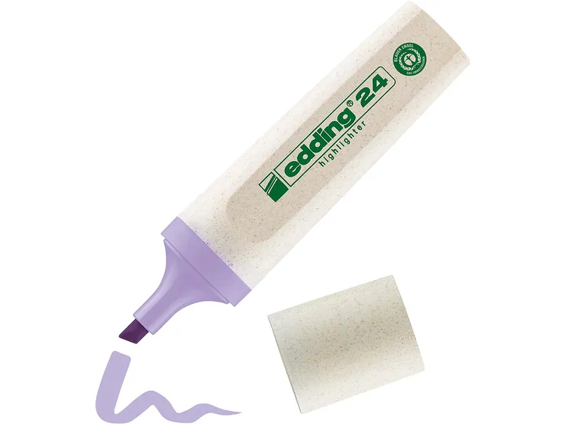 Edding edding Textmarker "24 EcoLine Highlighter" pastellviolett – Produktbild 1 von 1