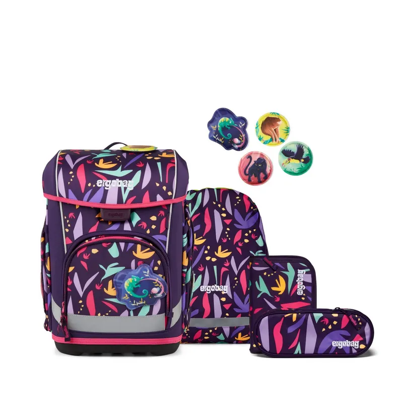 Ergobag Ergobag cubo light Schulranzen, 5-teiliges Set, AmBärzonas Flash, Multicolored, – Produktbild 1 von 1