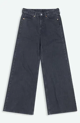 Kings Of Indigo Kings of Indigo Damen vegan Jeans Tanja Stripe Washed Schwarz – Produktbild 1 von 1