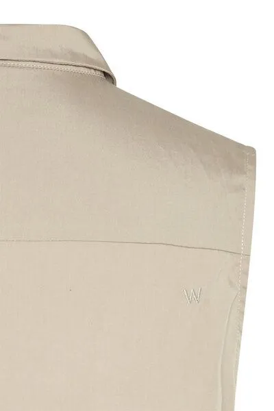 Wunderwerk Wunderwerk Damen Bluse aus Tencel "TENCEL blouse top", Hellbraun (light sand 222), – Produktbild 3 von 4