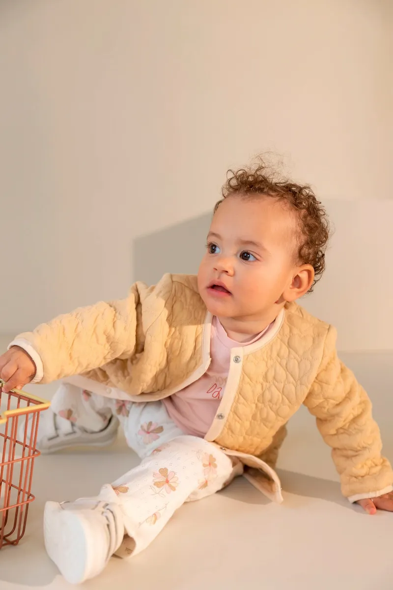 Noppies Baby Leggings flared all over print, Beige, – Produktbild 2 von 5
