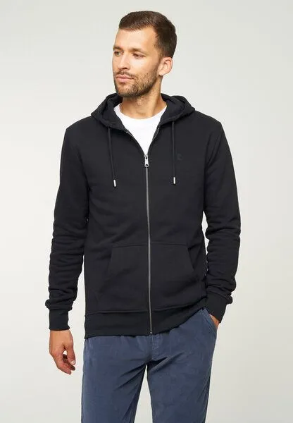 recolution Herren Sweatjacke aus Bio-Baumwolle - BIRCH - recolution, Schwarz, – Produktbild 1 von 4