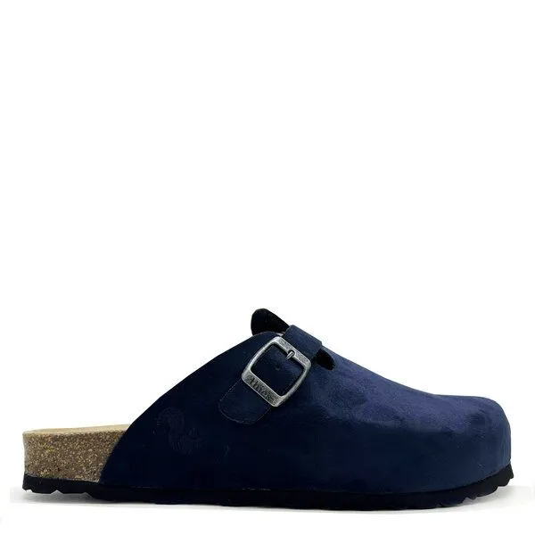 thies Veganer Rec Bio Clog "thies ® PET" aus recyceltem PES, Night blue (blau), – Produktbild 1 von 4