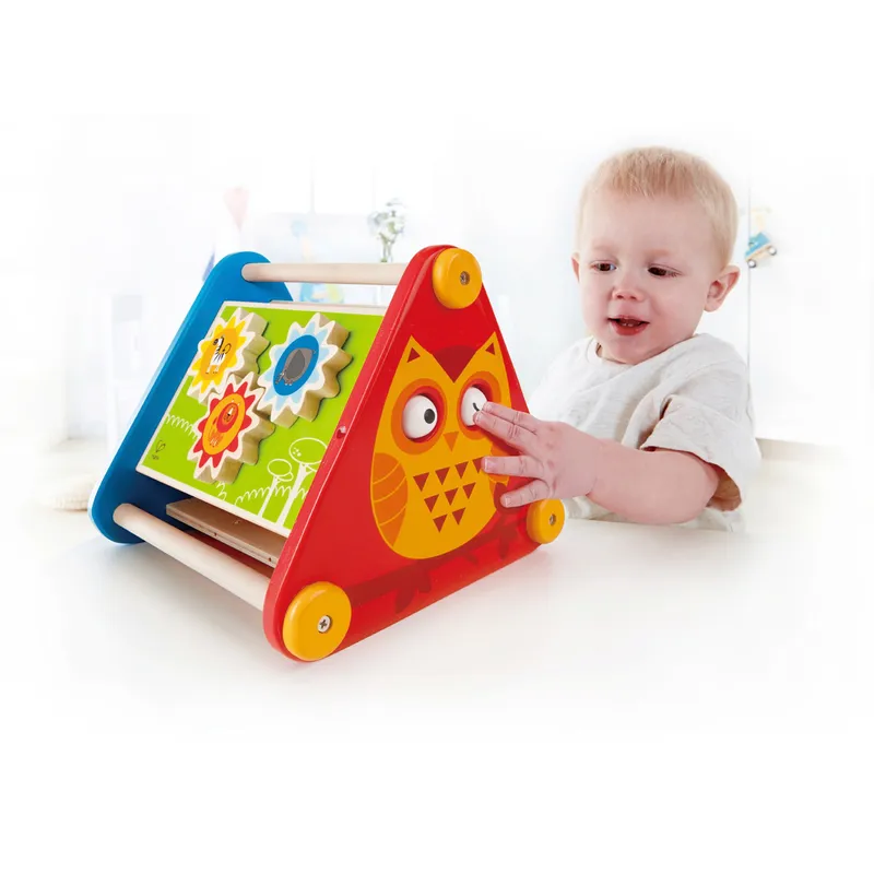 Hape Hape Motorikspielzeug Tierische Action-Box, Mehrfarbig, – Produktbild 2 von 3