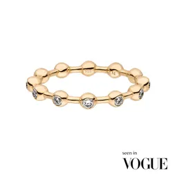 Maren Jewellery Cosmic Infinity Ring - 64 / 18K Gelbgold & Labordiamanten – Produktbild 1 von 1