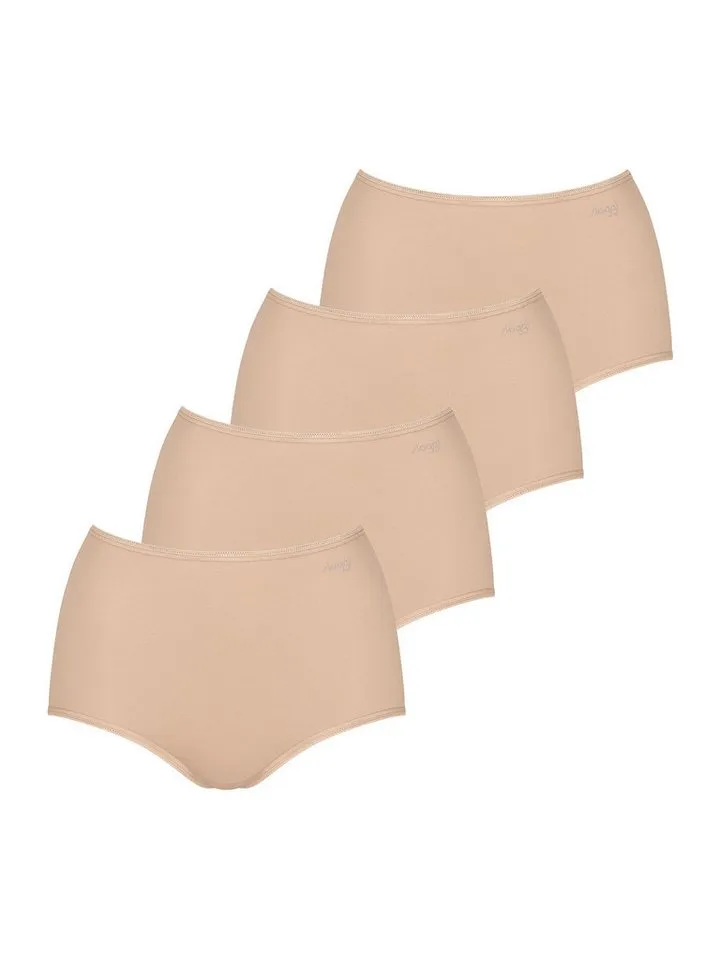 Sloggi Sloggi Maxislip Pure Comfort Maxi (4-St) Frauen High Waist, Beige, – Produktbild 1 von 1