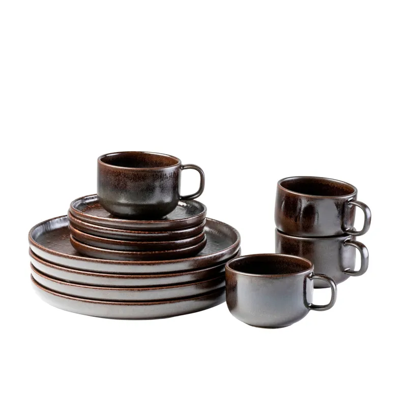 Gipfelstück Gipfelstück Glockenklang Kaffeeservice, Steinzeug, Bronze, – Produktbild 2 von 4