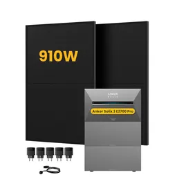 Anker Anker SOLIX Solarbank 3 E2700 Pro, mit 2 x 455W Bifaziale Solarmodule, by Powerness - 8.1kWh / 5 x Smart Plug / Standardversand – Produktbild 1 von 1