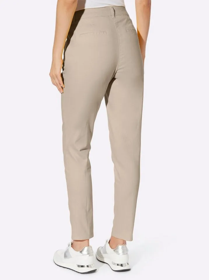 heine heine Jerseyhose Twill-Hose normal, Braun, – Produktbild 3 von 3