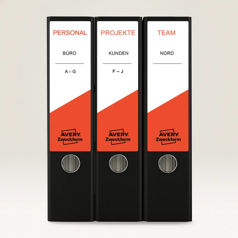 Avery Zweckform 100 Rückenschilder für Rücken 7,5cm 192 x 59 mm – Produktbild 1 von 3