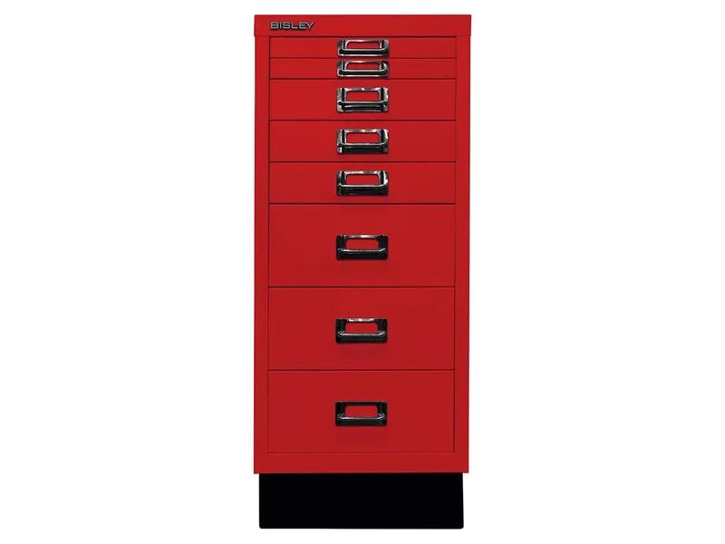 Bisley Bisley Schubladenschrank "MultiDrawer" DIN A4 mit 8 Schubladen kardinalrot – Produktbild 1 von 1