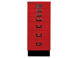 Bisley Bisley Schubladenschrank "MultiDrawer" DIN A4 mit 8 Schubladen kardinalrot – Produktbild 1 von 1