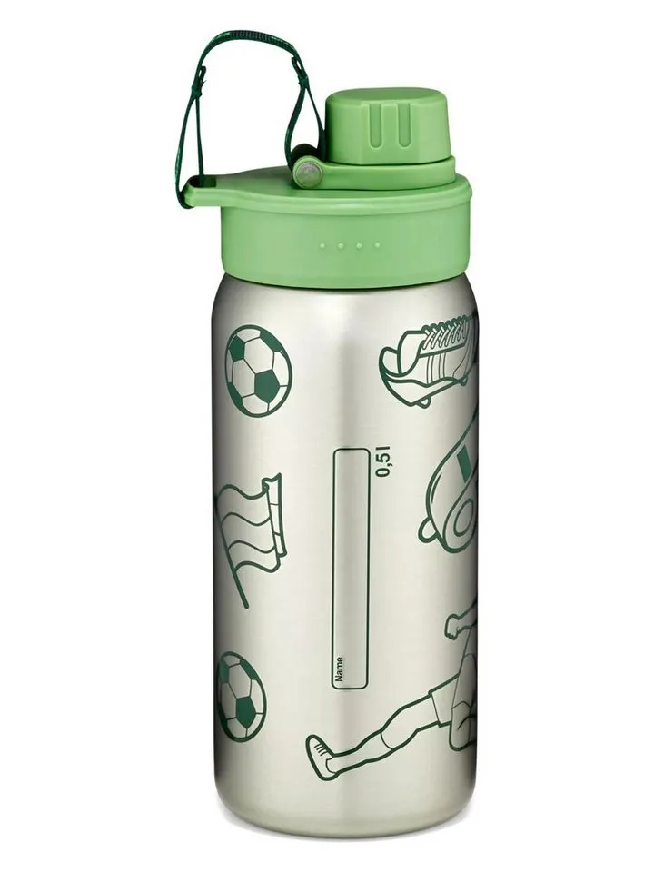 Ergobag Ergobag Trinkflasche Edelstahl Trinkflasche, auslaufsicher und kohlensäuregeeignet, Grün, – Produktbild 2 von 9
