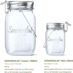 Sonnenglas Sonnenglas Solar-LED-Dekoleuchte Classic 17,5 cm – Produktbild 1 von 1