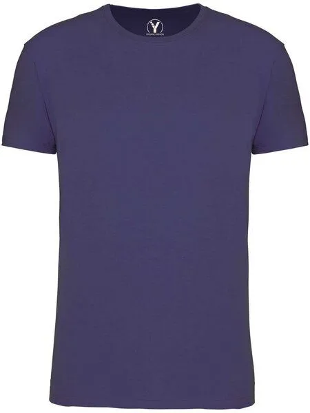 YTWOO YTWOO Basic Herren T-Shirt aus gekämmter Bio-Baumwolle, Deep purple, – Produktbild 2 von 2