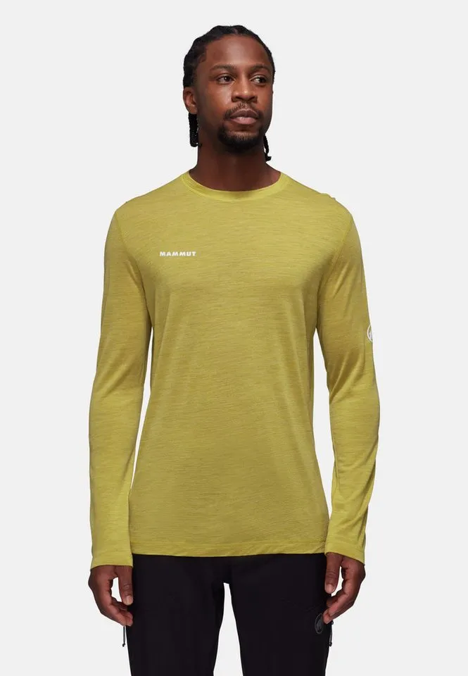 Mammut Mammut Longsleeve Tree Wool FL Longsleeve Men, Grün, – Produktbild 2 von 5