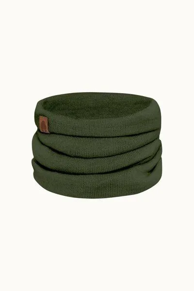 Kopyto Kopyto OPOS – Multifunktionaler Merino-Schlauchkragen aus 100% RWS-Wolle, Olivgrün, – Produktbild 5 von 6