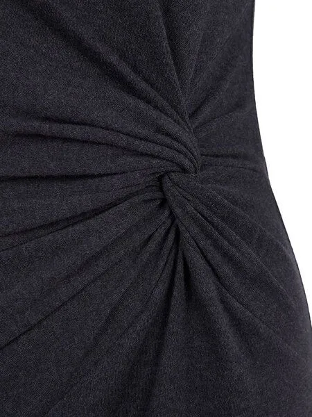 Skrabak Skrabak Jerseykleid Gitte Knotendesign, Schwarz, – Produktbild 2 von 3
