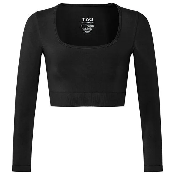 TAO Sportswear TAO Sportswear Active Functional Longsleeve Shirt, Black, – Produktbild 3 von 3