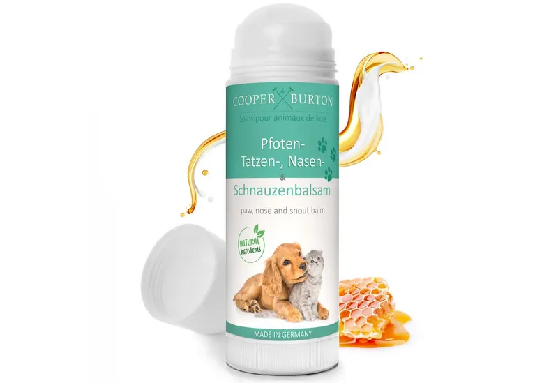 Cooper&Burton Pfotenpflege Pfotenbalsam auch für Nasen & Schnauzen, Hunde & Katzen Cooper&Burton, 40 ml, Pflegt Pfoten Nase Schnauze schütz vor Asphalt Streusalz Untergrund – Produktbild 1 von 5