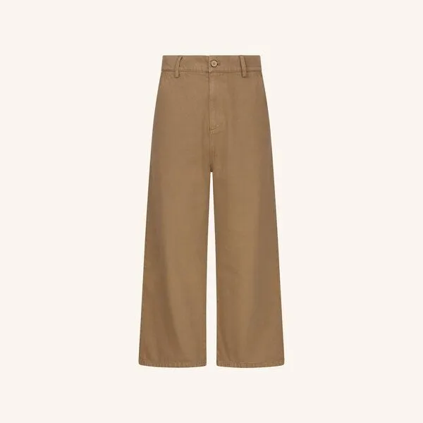 NORDLICHT NORDLICHT Damen Hose LYKKE aus fester Bio-Baumwolle, Beige, – Produktbild 2 von 4