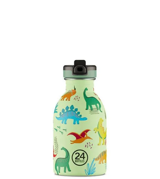 24bottles 24bottles 0,25l Edelstahl Trinkflasche für Kids mit Sportverschluss, Grey, – Produktbild 4 von 8