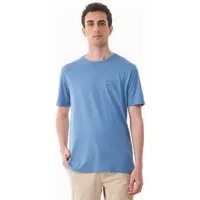 ORGANICATION ORGANICATION T-Shirt aus TENCEL Modal und Bio-Baumwolle, Coronet blue, – Produktbild 1 von 1