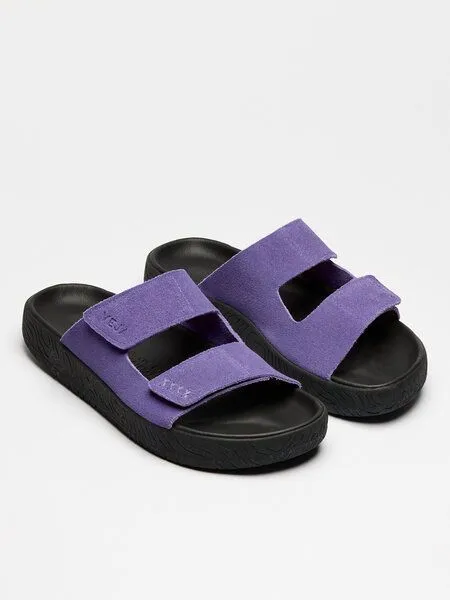 Veja Veja Damen-Sandalen Etna Suede Soft Acai Black – Produktbild 3 von 8