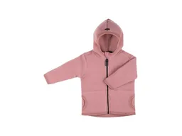 Pure pure by Bauer PURE PURE by Bauer Baby und Kinder Jacke mit Kapuze Bio-Merinowolle Fleece shadow rose Gr. 122/128 – Produktbild 1 von 1