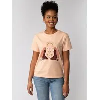 watapparel watapparel T-Shirt Frauen Love and flex, Fraiche peche, – Produktbild 1 von 1