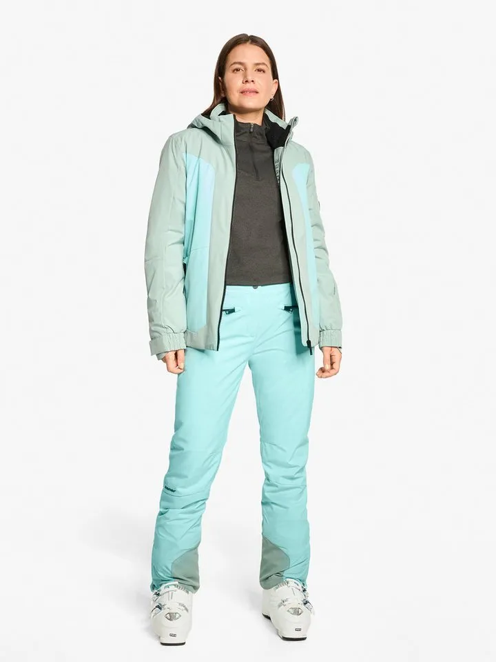 Ziener Ziener Skihose TILLA-Z AQUASHIELD® DAMEN Slim Fit, wasser- u. winddicht, atmungsaktiv, warm durch PrimaLoft®, Blau, – Produktbild 4 von 4