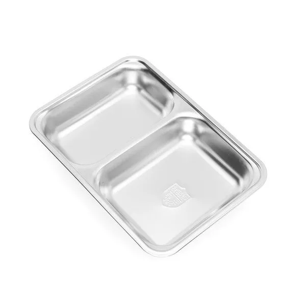 eTHikǝ eTHikǝ Edelstahlbehälter mit zwei Hälften von 500 und 400 ml, 900ml, mit Plastikdeckel – Produktbild 2 von 3