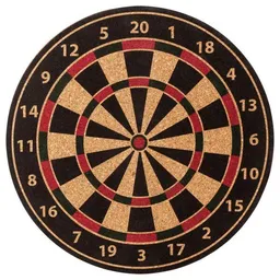 Kork-Deko Kork-Deko Dartboard | Dartscheibe aus Kork | ∅ 45 cm – Produktbild 1 von 1