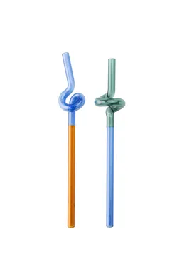 Tranquillo Strohhalme RAIINBOW 2er-Set - blau – Produktbild 1 von 1