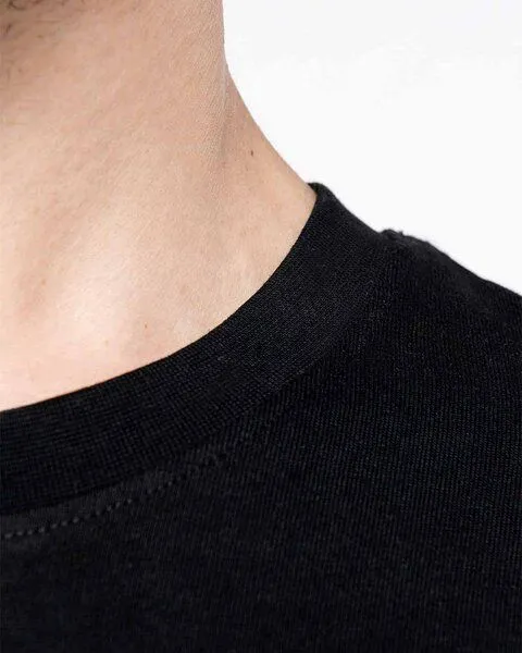 YTWOO YTWOO Schweres Herren T-Shirt Oversized 220g/m² aus 100% nachhaltiger Bio-Baumwolle, Schwarz, – Produktbild 4 von 4