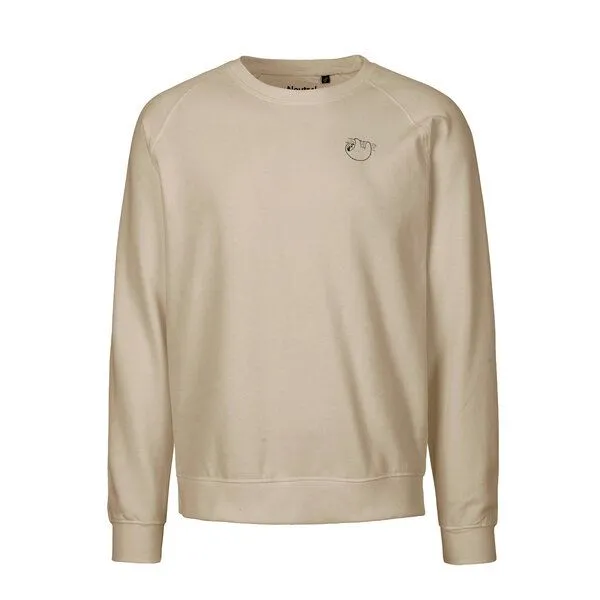 HANDGEDRUCKT HANDGEDRUCKT "Baumelmeister" Unisex Sweatshirt Neutral, Sand, – Produktbild 2 von 3