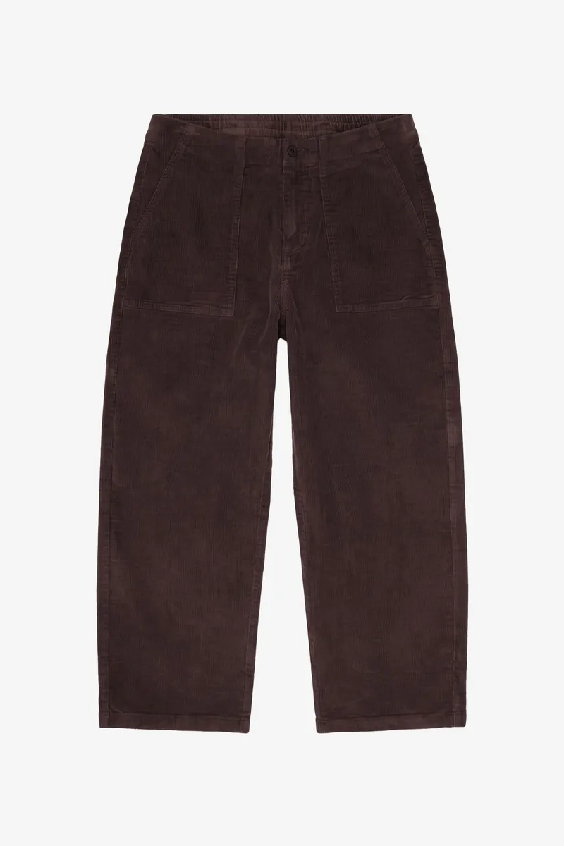 KnowledgeCotton Apparel KnowledgeCotton Apparel Damen vegan Cordhose Bloom Barrel Chocolate Torte, Braun, – Produktbild 1 von 1
