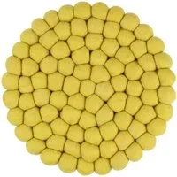 myfelt myfelt Filzkugel Topfuntersetzer (⌀ 20 cm), Grüngelb (kata), – Produktbild 1 von 1