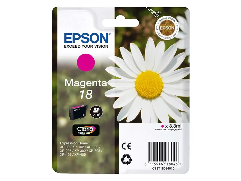 Epson Epson Tintenpatrone T1803/ 18 magenta – Produktbild 2 von 2