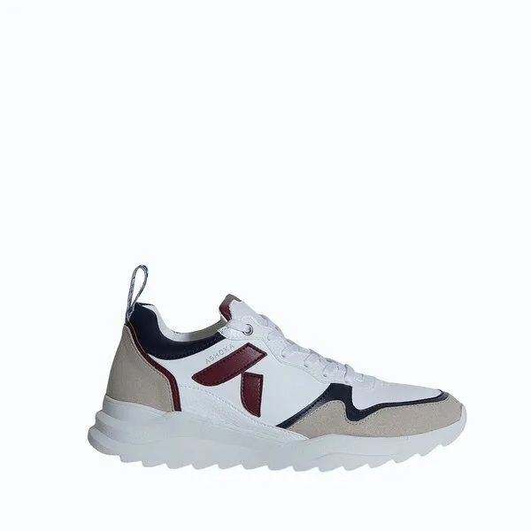 Ashoka Paris Ashoka Paris Lewis Running-Sneaker Bordeauxrot & Marineblau, Biobasiert & Recycelt – Produktbild 1 von 5