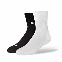 SOXN SOXN 2er-Pack BASIC SCHWARZ & WEISS / Quarter Socken / Prewashed – Produktbild 1 von 1