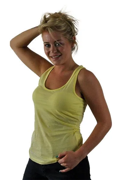Human Family Human Family Körperbetontes Tanktop aus Bio Baumwolle mit Pusteblumen Print – Produktbild 1 von 3