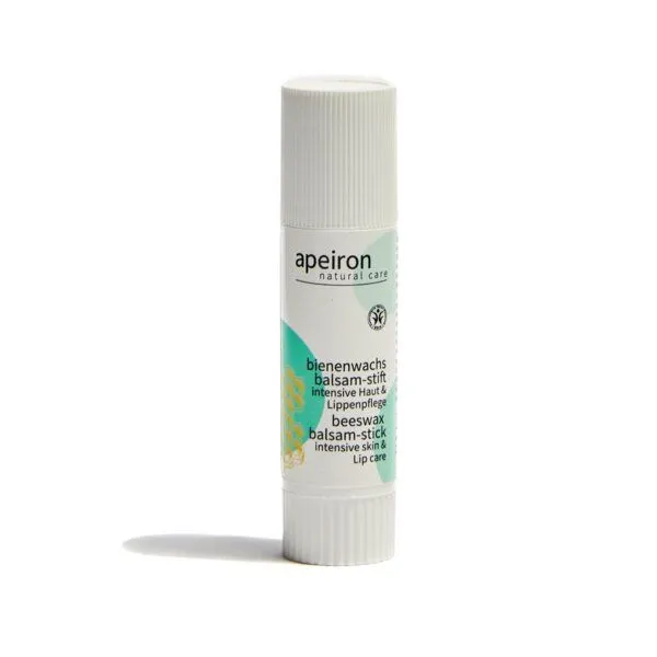 Apeiron apeiron Bienenwachs Balsam Stift 10ml- Haut- und Lippenpflege – Produktbild 1 von 2