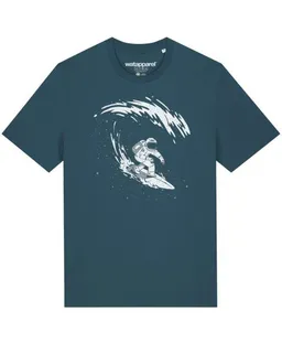 watapparel watapparel T-Shirt Unisex Surfing Spaceman – Produktbild 1 von 1