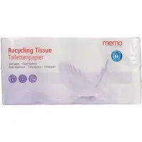 Memo memo Toilettenpapier 'Recycling Tissue' 4-lagig, 7 x 8 Rollen – Produktbild 1 von 1
